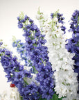 Faux Delphinium Spray Dark - Blue Purple