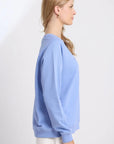 Stella + Gemma Classic Embroidered Sweater - Sky