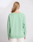Stella + Gemma Classic Embroidered Sweater - Snifter Green