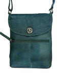Leather Bag - Tayla graphite rugged hide