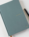Linen bound journal - Seaglass by Bespoke Letterpress