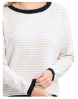 Street Top - Beige Stripe