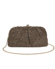 3466RAFCHOC Goldie Clutch - Raffia Chocolate - Raffia Chocolate