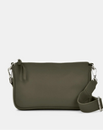 Leather Crossbody Bag - Dannii | Olive