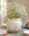Arles Ceramic Vase | Antique White