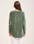 Est 1971 Velour Sweat - Hi / Lo | Pine