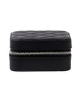 S+G Jewellery Case - Square | Quilted Black