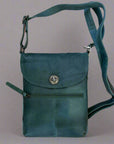 Leather Bag - Tayla graphite rugged hide