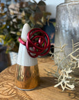 Adjustable Scrunch Ring - Red