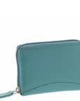 Leather Card Wallet - Stretch | Turquoise