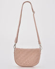 Woven Leather Bag - Surrey | Blush