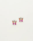 Sterling Silver Enamel Earrings - Assorted | Shelf Home and Gifts