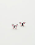 Sterling Silver Enamel Earrings - Assorted