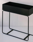 GARCIA Metal Planter Tall - BlacK
