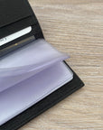 Rugged Hide Leather Card Wallet - Jed Black | Shelf home and gifts
