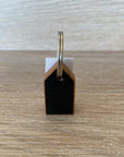 Rimu House Keyring - Black