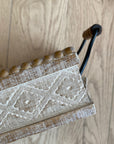 Beaded Wooden Tray with Handles Small | Shelf Home and Gifts