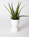 Metal Domes Planter - Medium | White