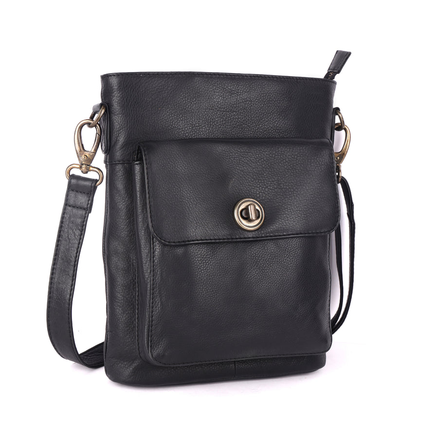 Leather Bag - Casablanca | Black
