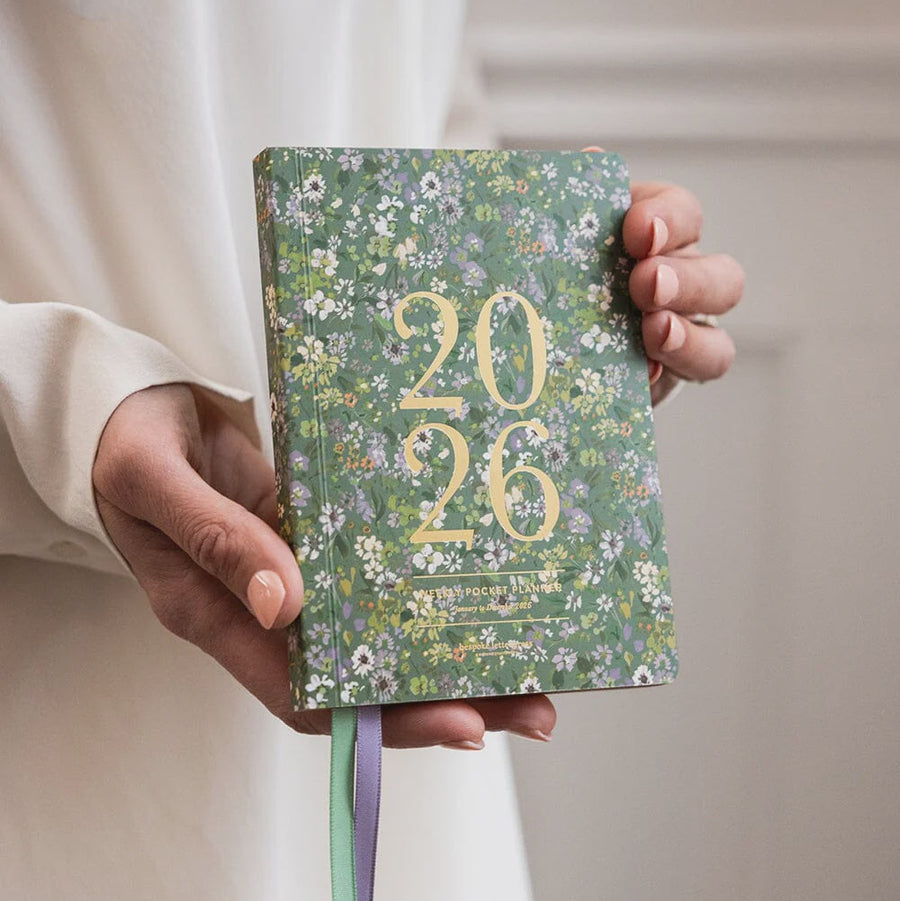 2026 weekly POCKET-PLANNER-SUMMER-PERENNIALS