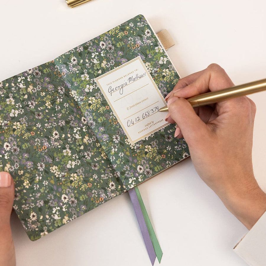 2026 weekly POCKET-PLANNER-SUMMER-PERENNIALS
