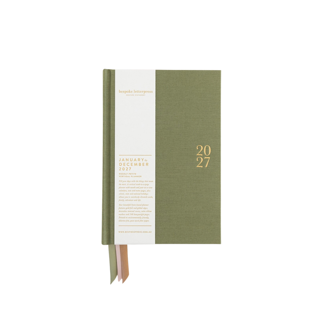 2027 Weekly Petite Vertical Planner
