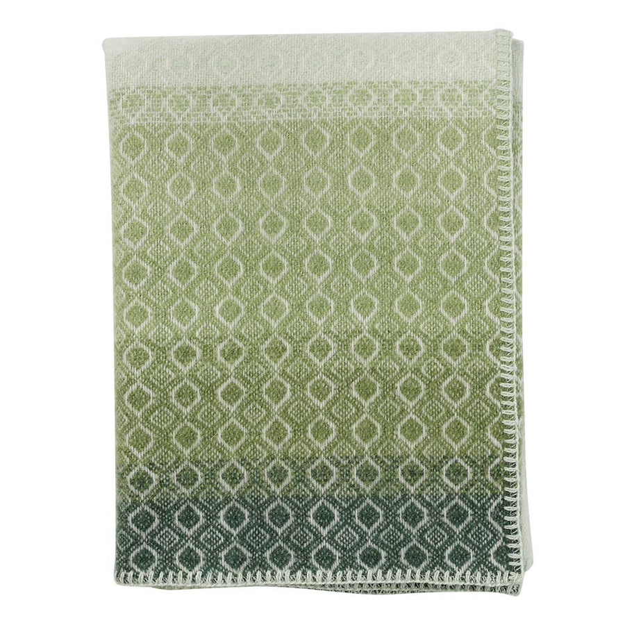 Klippan 100% Wool Midi Blanket - Havana | Green Multi