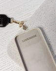 Iris Keyring with Phone Attachment - Black