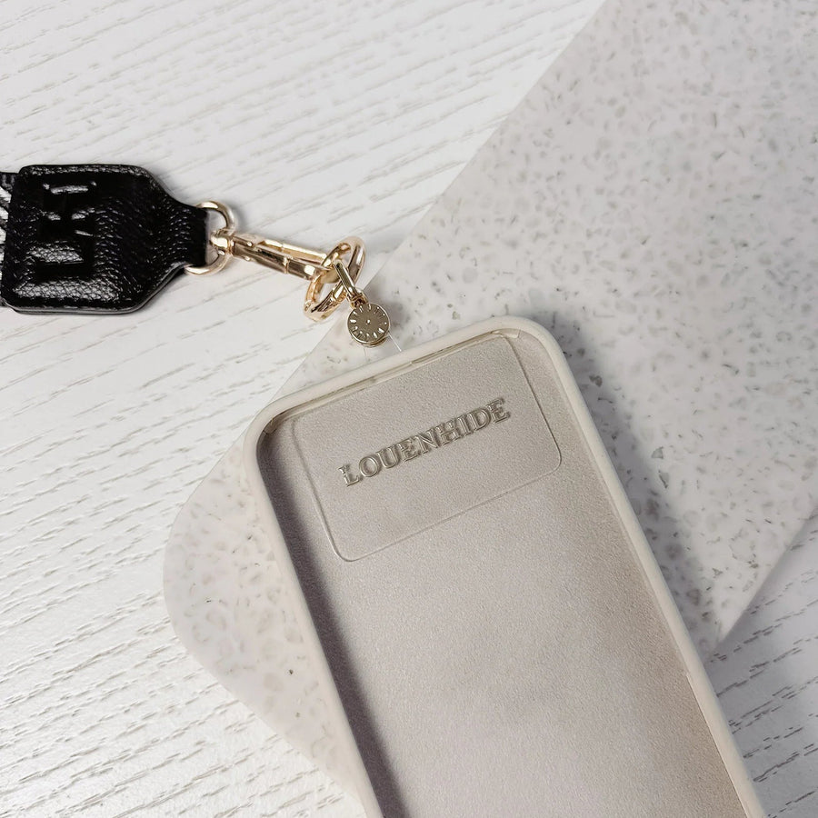 Iris Keyring with Phone Attachment - Black