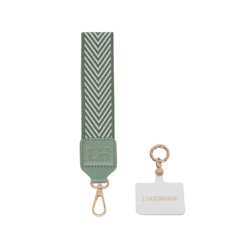 Iris Keyring with Phone Attachment - Sage