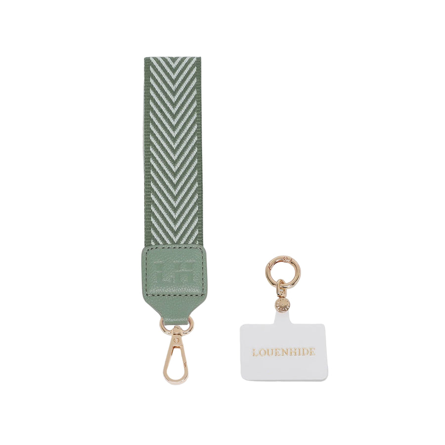Iris Keyring with Phone Attachment - Sage