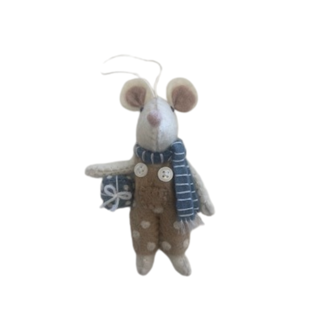 Christmas Felt Decoration - Mice
