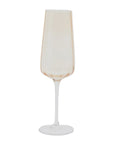 Ripple Champagne Flute - Amber