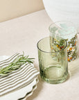 Ribbed Tumblers Set of 2 | Olive