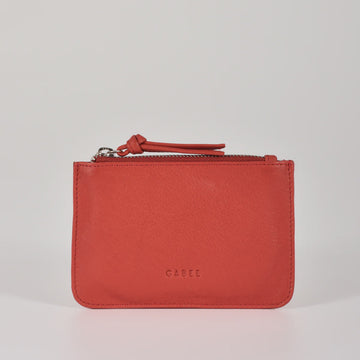 Leather Pouch | Village - Coral