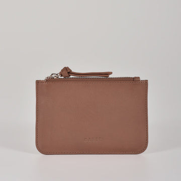 Leather Pouch - Village - Taupe