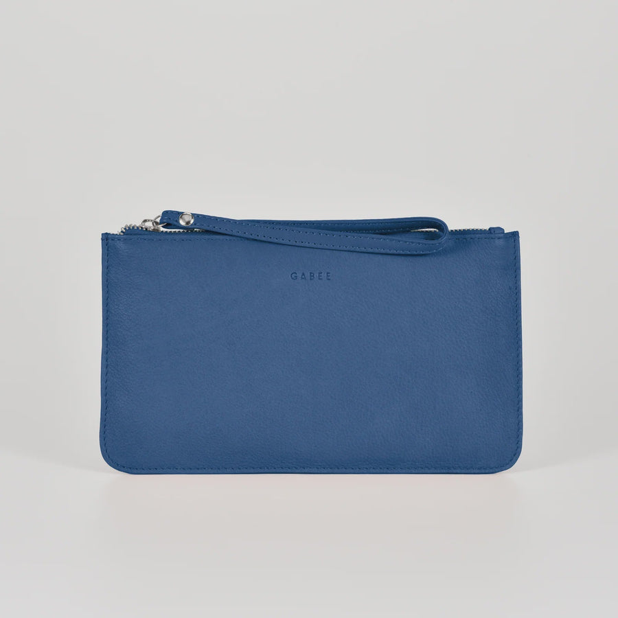 Mercer Soft Leather Purse - Indigo