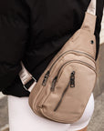 Boyd Nylon Sling Bag - Mocha