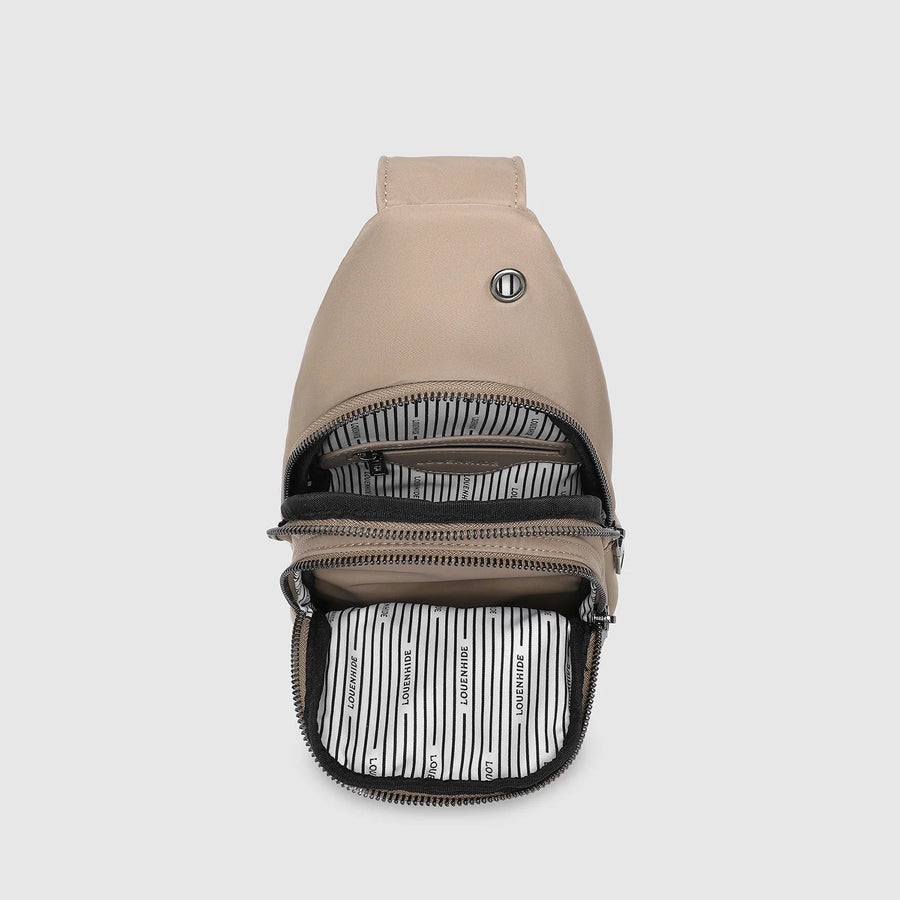 Boyd Nylon Sling Bag - Mocha