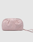 Sarski Suedette Makeup Bag - Pale Pink