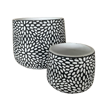 Petals Planters - Black