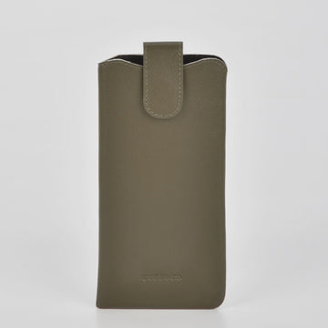 Leather Glasses Case - Vision | Olive
