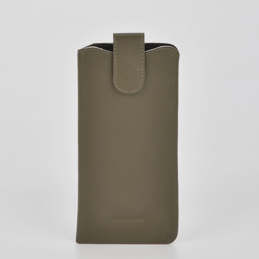 Leather Glasses Case - Vision | Olive