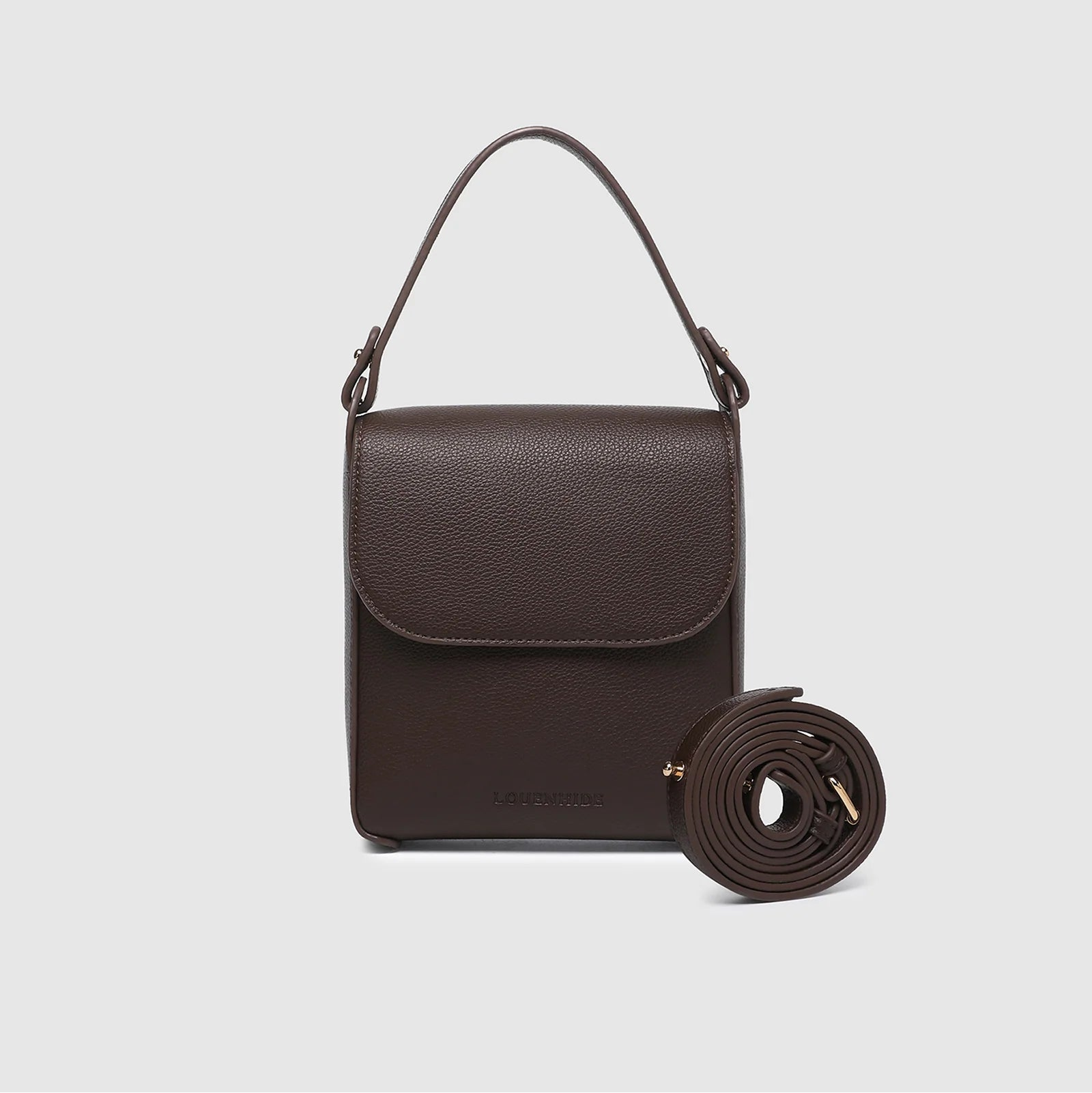 Bessie Crossbody Phone Bag - Chocolate
