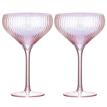 Pink Quartz Glassware - Set of 2