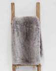 Faux Fur Throw - Grey