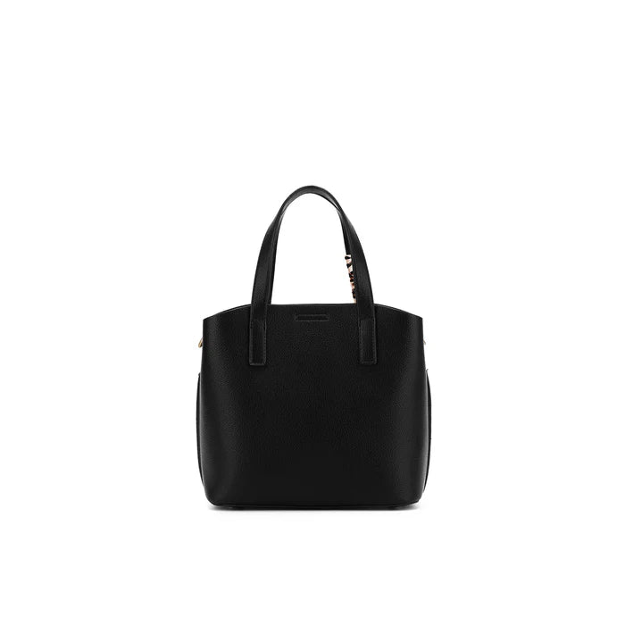 Amelie 2 Piece Top Handle Bag - Black