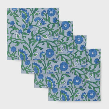 Cotton Block Napkins - Emerald (Set of 4)