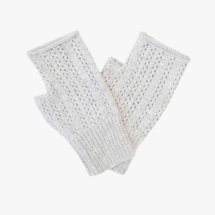 Florence Fingerless Gloves Grey