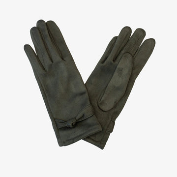 Gloves - Suedette | Khaki